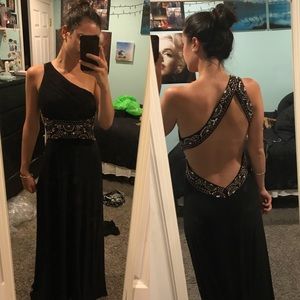 Long Black Prom Dress!